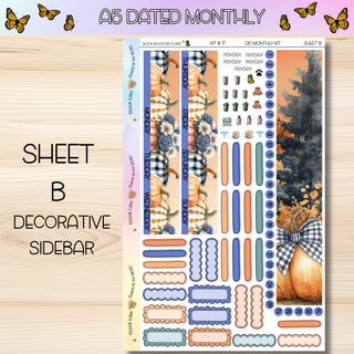 Kit # 17 A5 DATED Any Month Monthly Kits