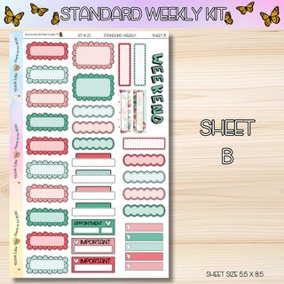 Kit # 22 Standard Weekly Kits