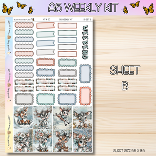 Kit # 20 A5 Weekly Kits