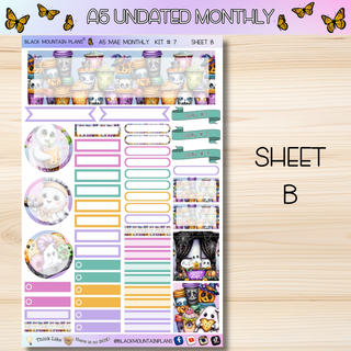 Kit # 7 A5 MAE ANY Month UNDATED Monthly Kit
