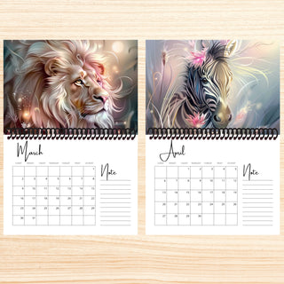 SAFARI 2025 WALL CALENDAR