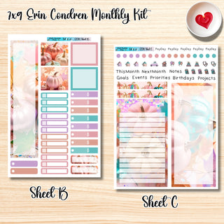 Kit 28       7x9 Erin Condren ANY Month Planner Kit