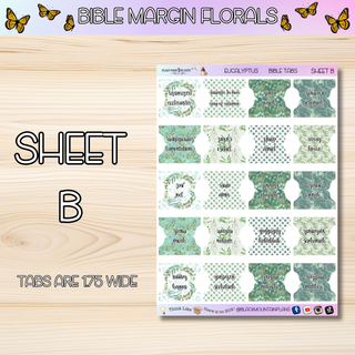 EUCALYPTUS       BIBLE TABS
