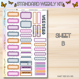 Kit # 8 Standard Weekly Kits