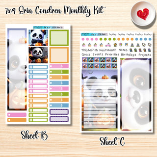 Kit 27       7x9 Erin Condren ANY Month Planner Kit