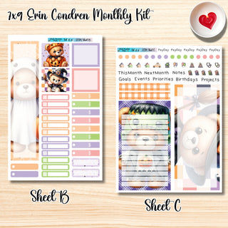 Kit 26       7x9 Erin Condren ANY Month Planner Kit