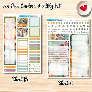 Kit 24       7x9 Erin Condren ANY Month Planner Kit