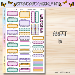 Kit # 7 Standard Weekly Kits