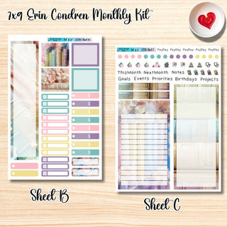 Kit 21       7x9 Erin Condren ANY Month Planner Kit