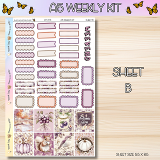 Kit # 16 A5 Weekly Kits