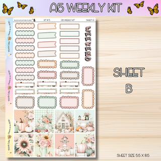 Kit # 5 A5 Weekly Kits