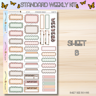 Kit # 5 Standard Weekly Kits