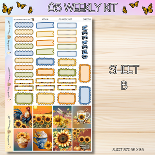 Kit # 4 A5 Weekly Kits