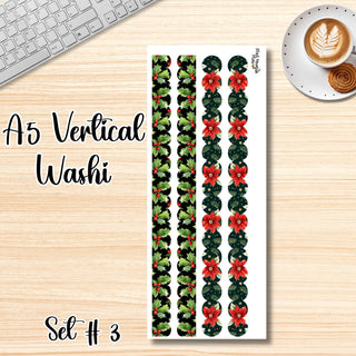 Set # 3      A5 Vertical Washi