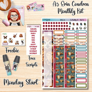 Kit 29        A5 Erin Condren ANY Month Planner Kit