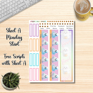 Kit 25        Large Plum Paper ANY Month and Dashboard Page