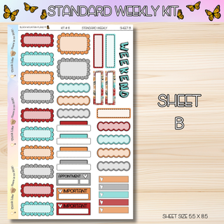 Kit # 6 Standard Weekly Kits