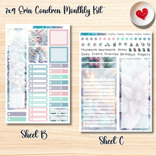 Kit 34       7x9 Erin Condren ANY Month Planner Kit