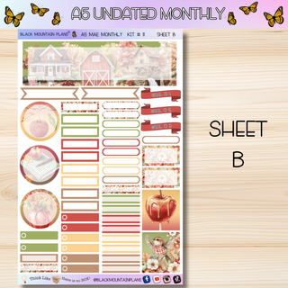 Kit # 1 A5 MAE ANY Month UNDATED Monthly Kit