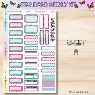 Kit # 13 Standard Weekly Kits