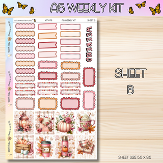 Kit # 18 A5 Weekly Kits