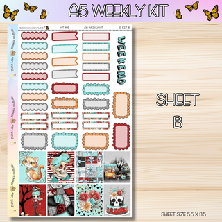 Kit # 6 A5 Weekly Kits