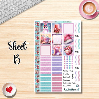 Kit 35      A5 Plum Paper Weekly MAE Layout, Vertical Columns or Hourly Columns