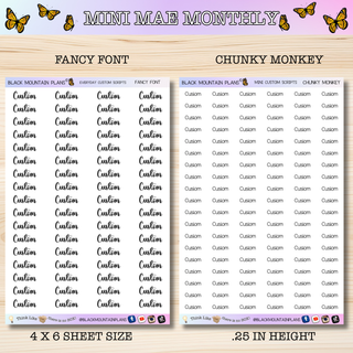 Mini Custom Scripts