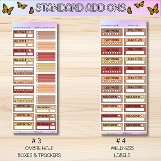 Kit # 2 Standard Size Add Ons