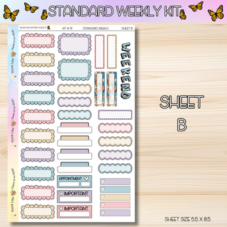 Kit # 19 Standard Weekly Kits