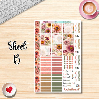 Kit 11        A5 Plum Paper Weekly MAE Layout, Vertical Columns or Hourly Columns