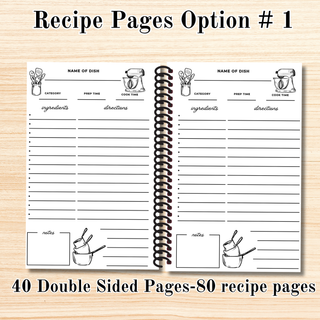 # 33   Baking Life   RECIPE Spiral Bound Notebooks