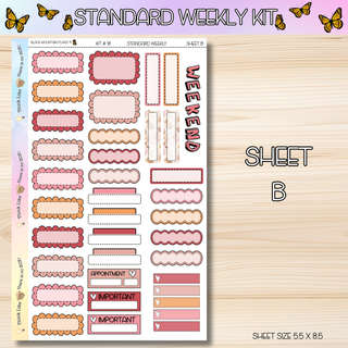 Kit # 18 Standard Weekly Kits