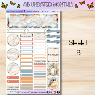 Kit # 15 A5 MAE ANY Month UNDATED Monthly Kit