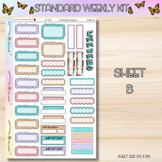 Kit # 12 Standard Weekly Kits