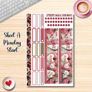 Kit 41       7x9 Erin Condren FEBRUARY Monthly Planner Kit