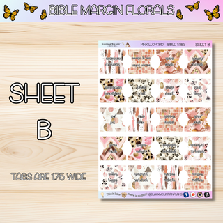 PINK LEOPARD       BIBLE TABS