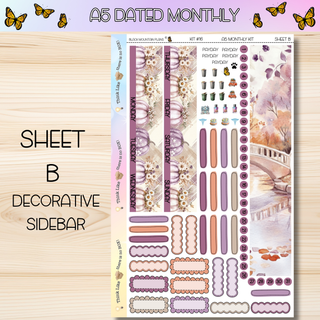 Kit # 16 A5 DATED Any Month Monthly Kits