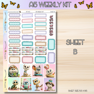 Kit # 12 A5 Weekly Kits