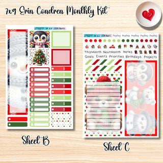 Kit 36       7x9 Erin Condren ANY Month Planner Kit