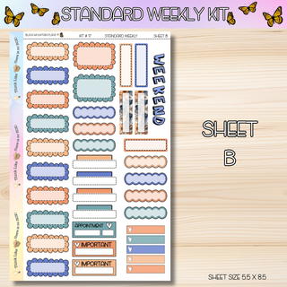 Kit # 17 Standard Weekly Kits