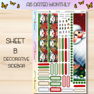 Kit # 21 A5 DATED Any Month Monthly Kits