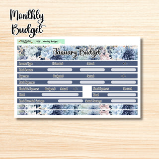 Floral Budget Kit for January