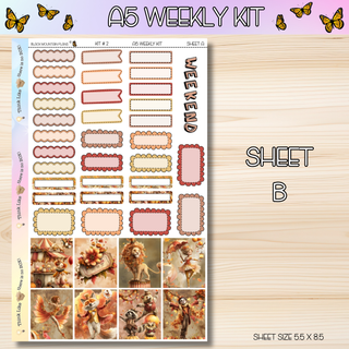 Kit # 2 A5 Weekly Kits