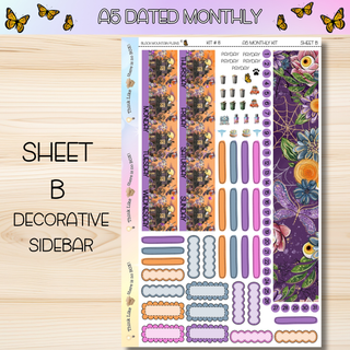 Kit # 8 A5 DATED Any Month Monthly Kits