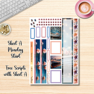 Kit 14     A5 Plum Paper ANY Month and Dashboard Pages