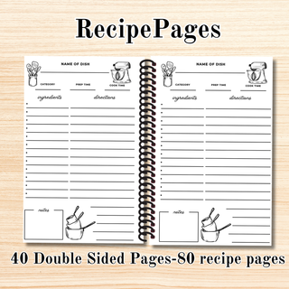 # 21    Canning Shelf   RECIPE Spiral Bound Notebooks
