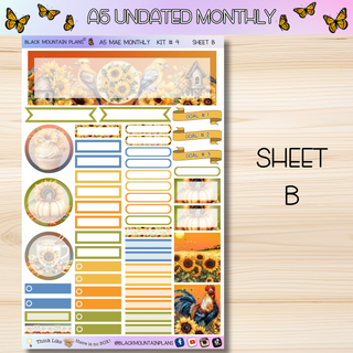 Kit # 4 A5 MAE ANY Month UNDATED Monthly Kit