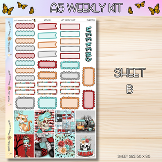 Kit # 6 A5 Weekly Kits