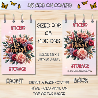Option # 2 Laminated Covers & Sticker Storage Covers